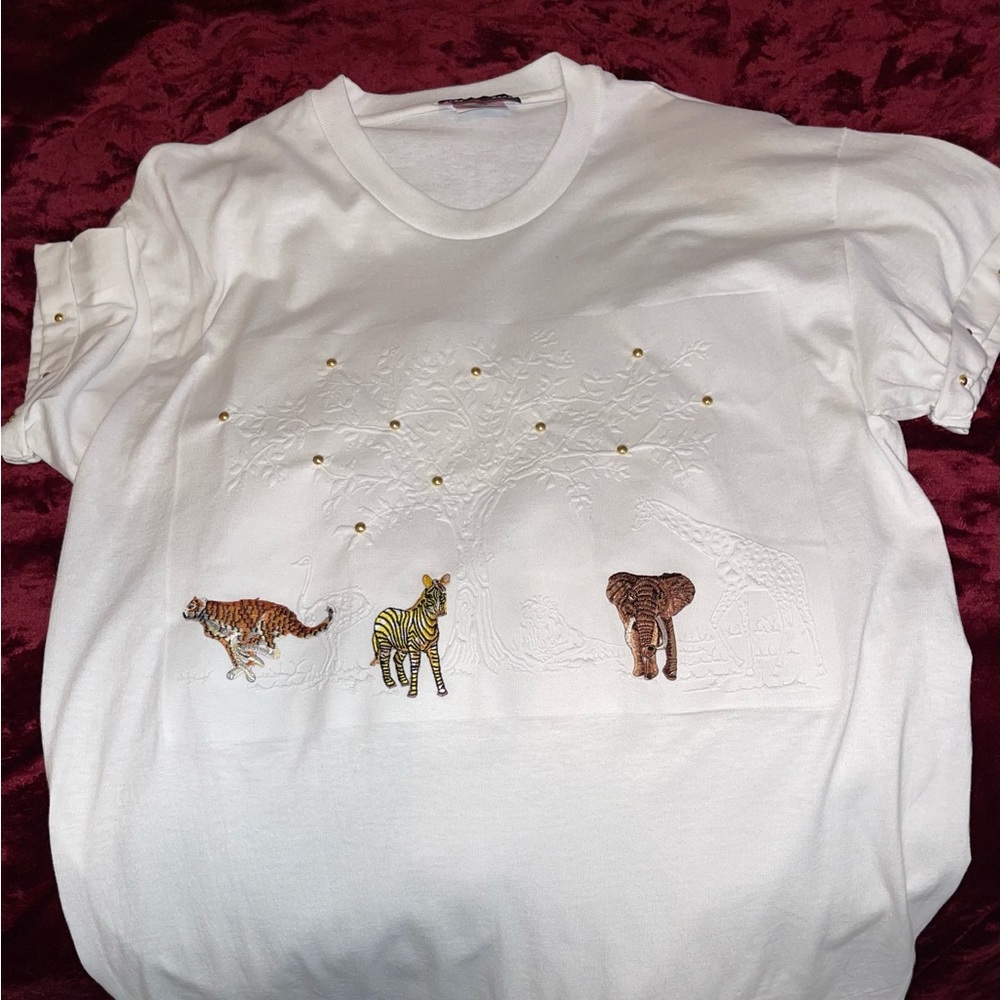 Brand new, unique wild animals T-shirt, blouse S/M